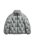 -Grey - Pentagon Puffer -Grey