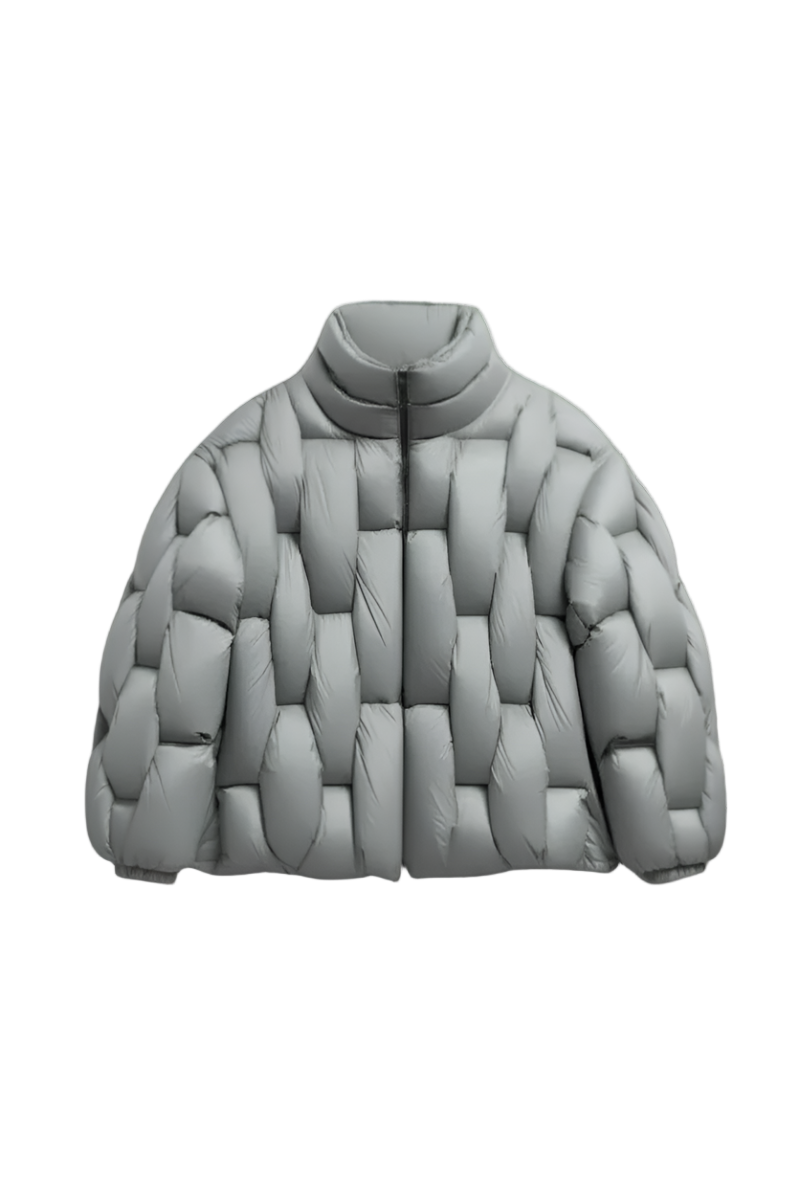 Pentagon Puffer -Grey