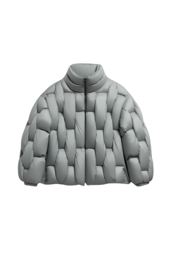 Pentagon Puffer -Grey