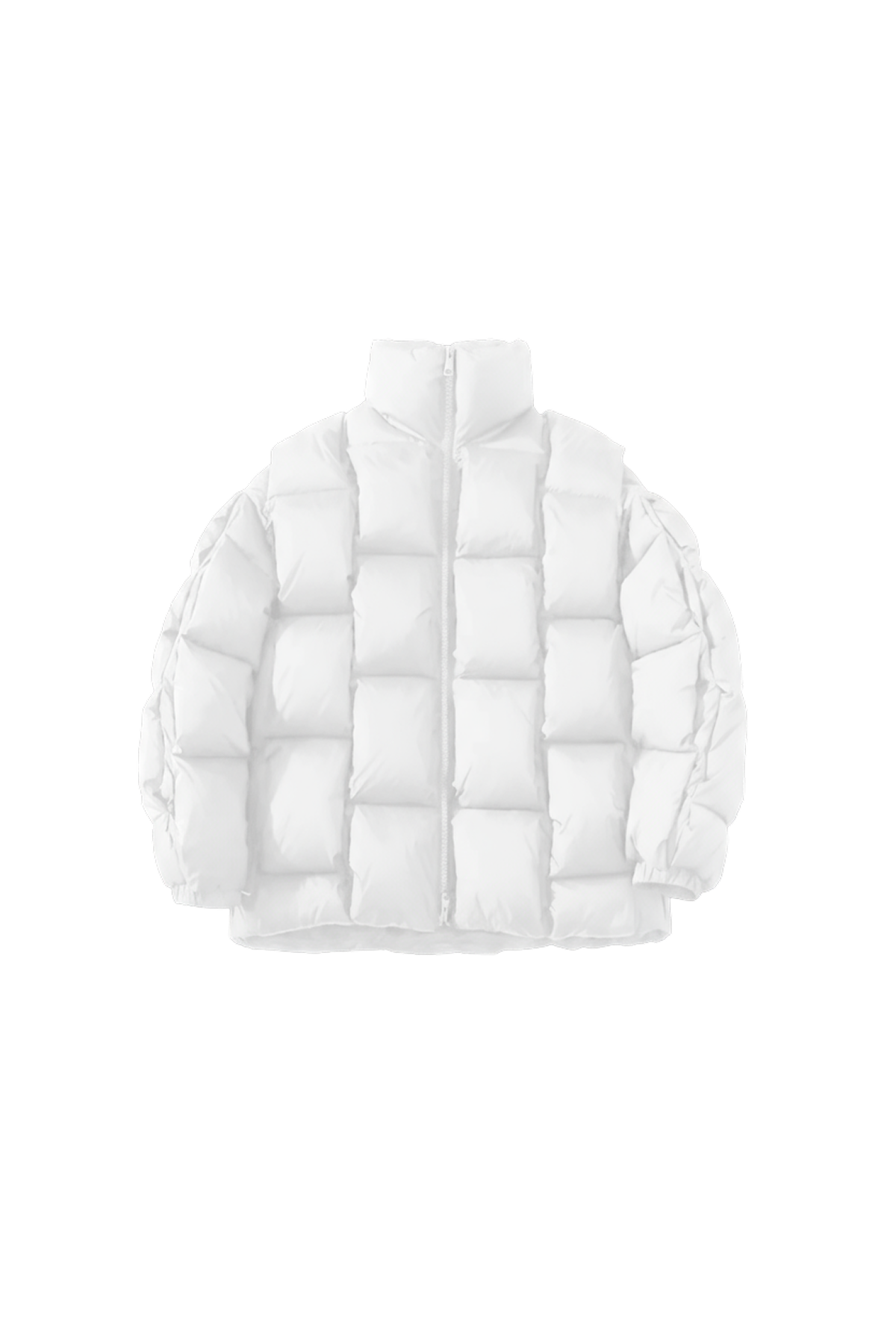 Diagram Puffer - White