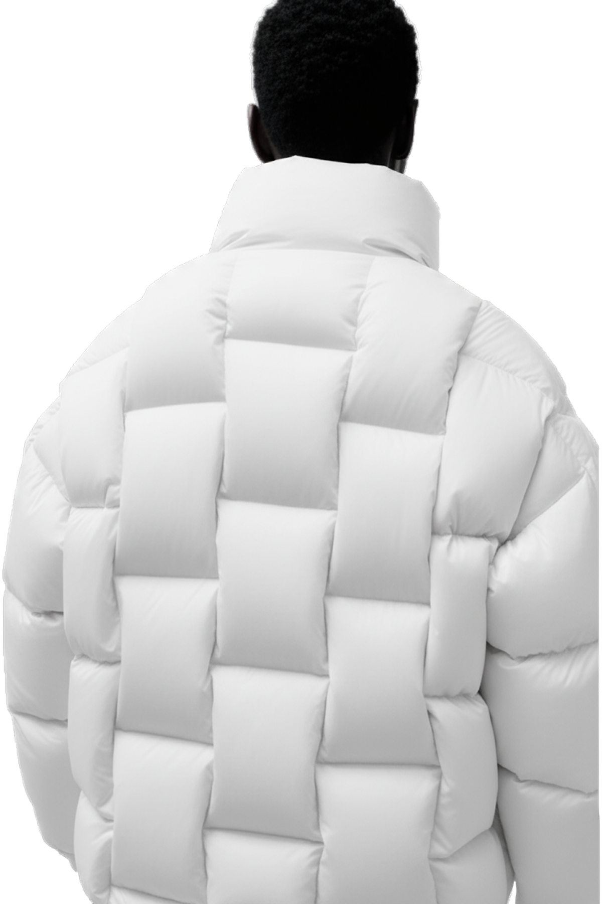 Diagram Puffer - White