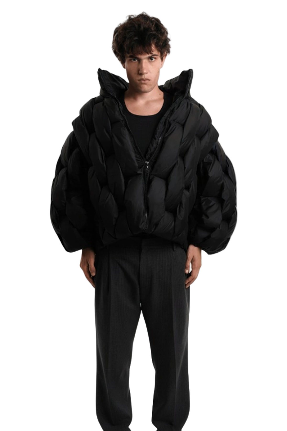 Pentagon Puffer - Black