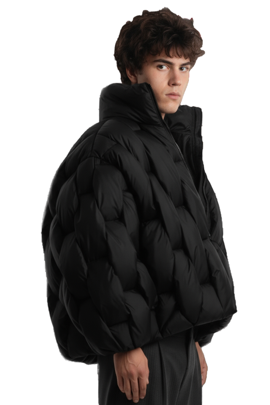 Pentagon Puffer - Black