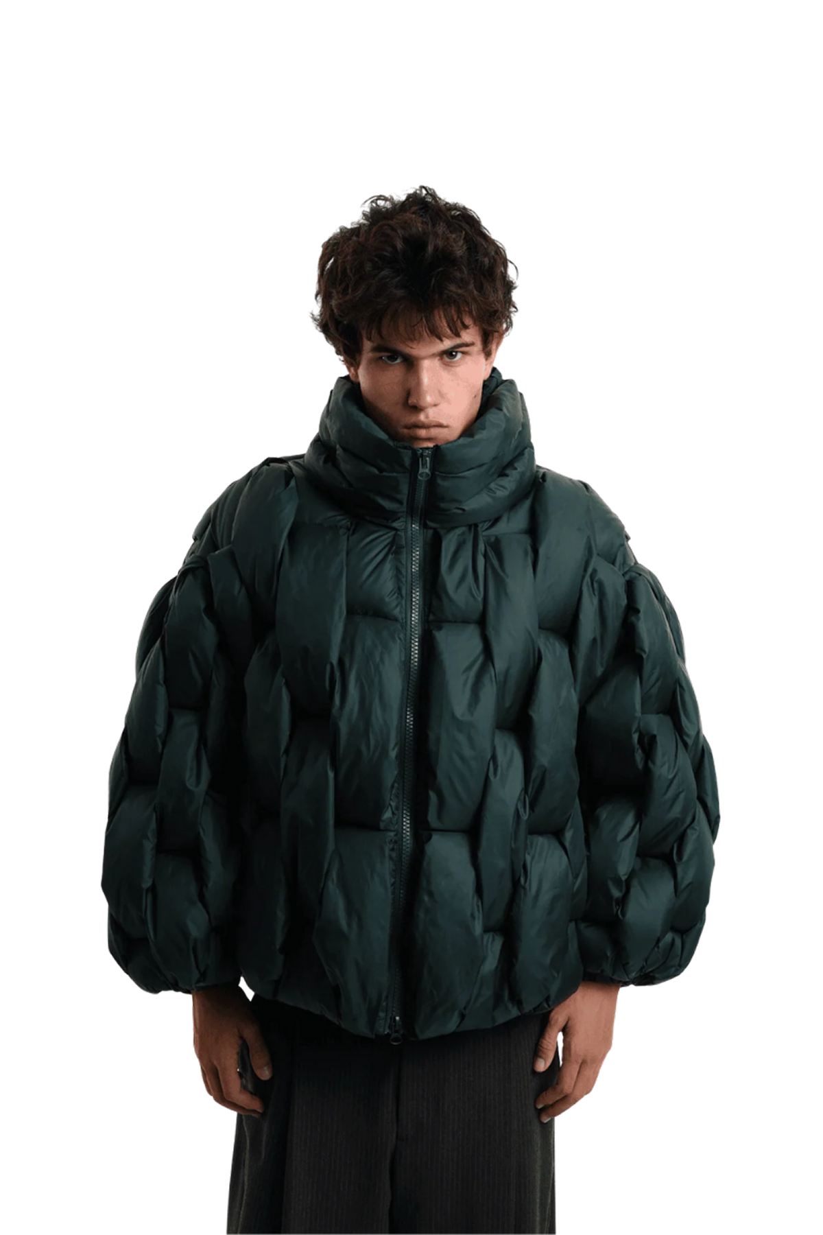 Pentagon Puffer - Grün