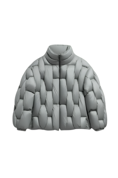 Pentagon Puffer -Grey