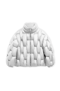 Pentagon Puffer - White
