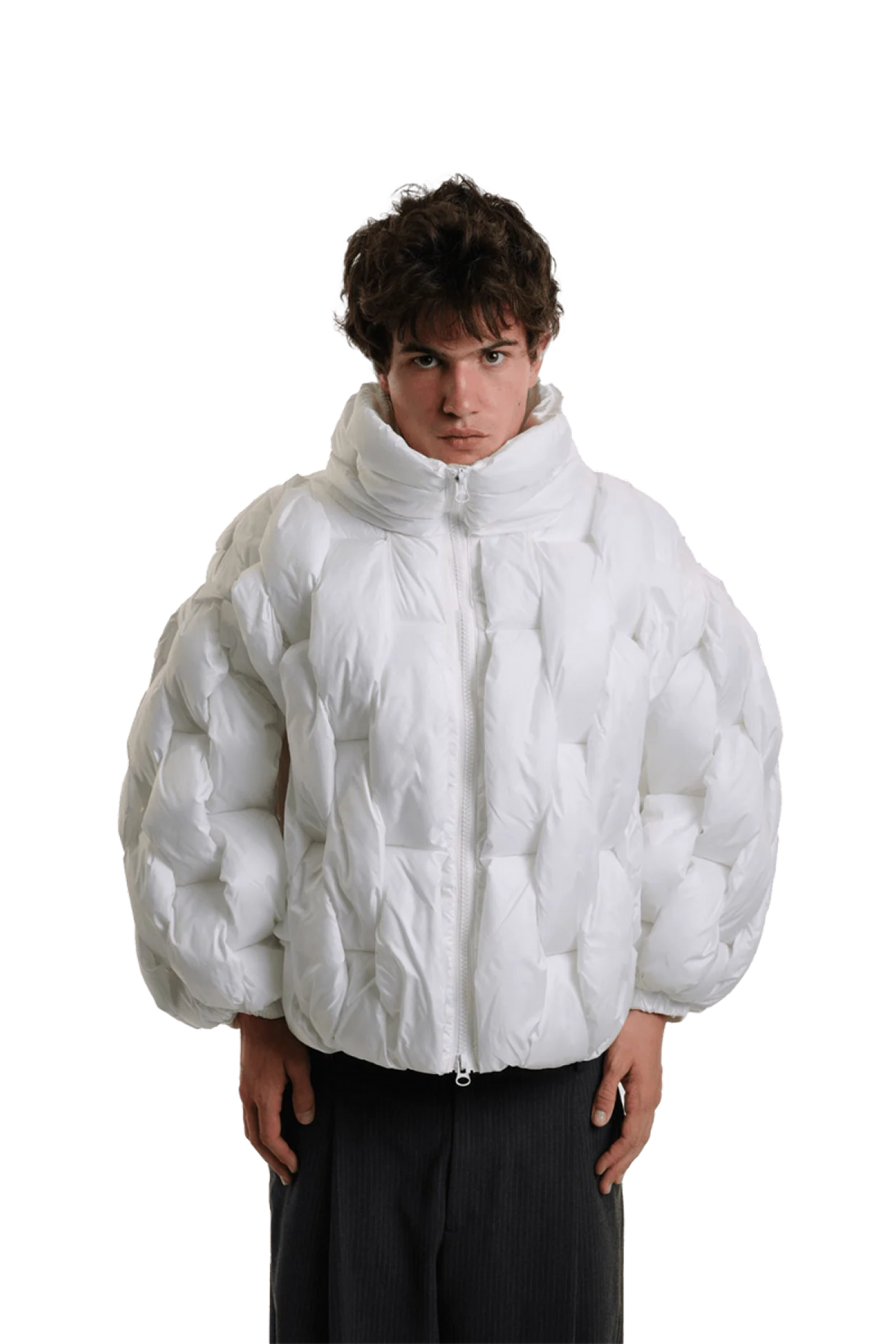 Pentagon Puffer - Weiß