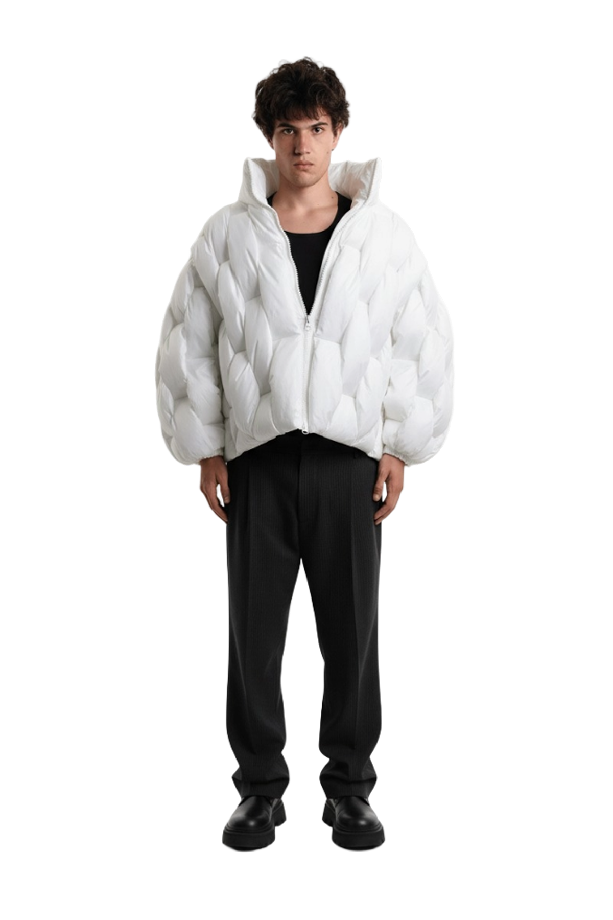 Pentagon Puffer - Weiß