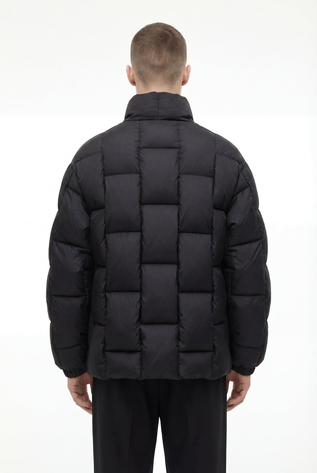 Diagram Puffer - Black