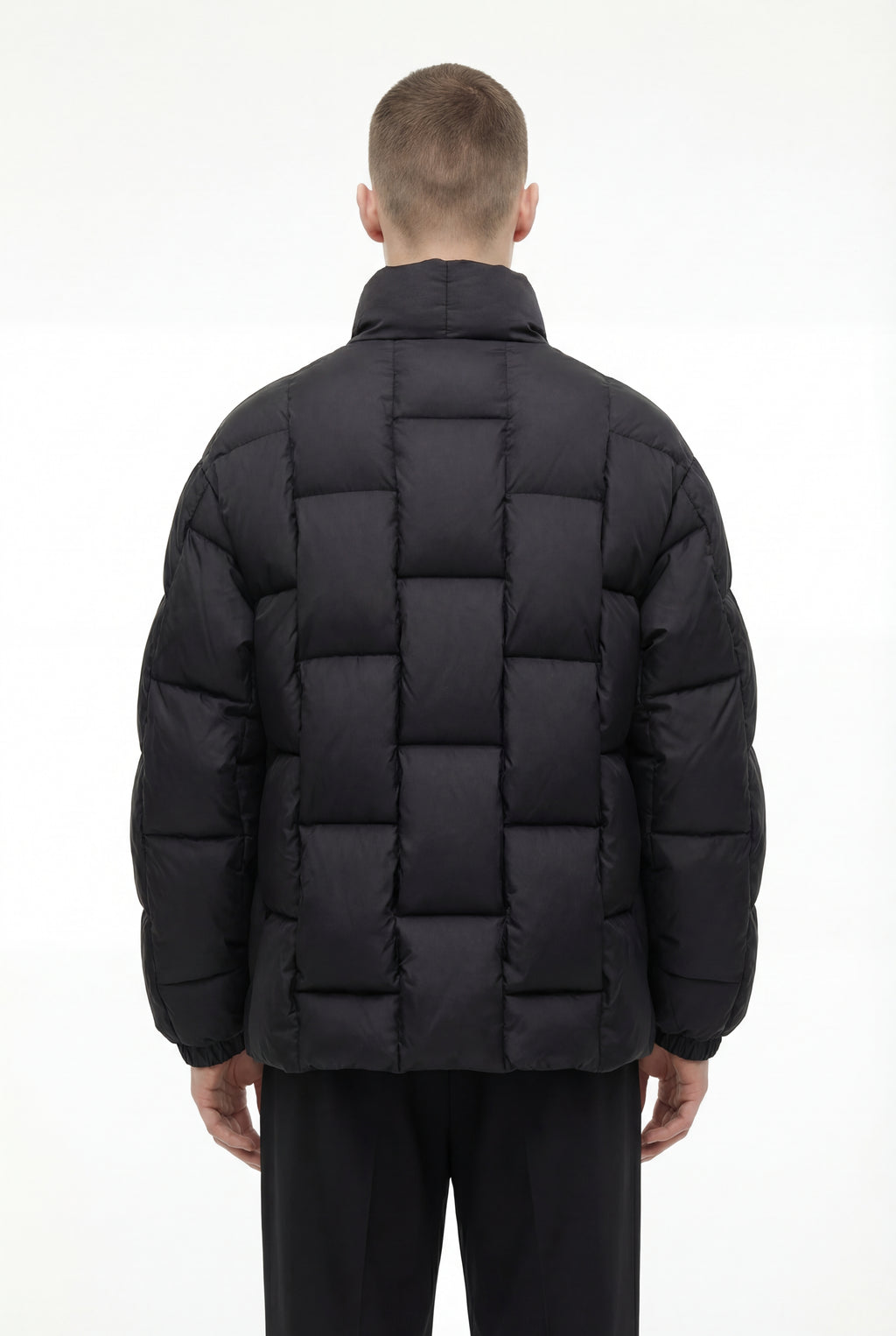 Diagram Puffer - Black