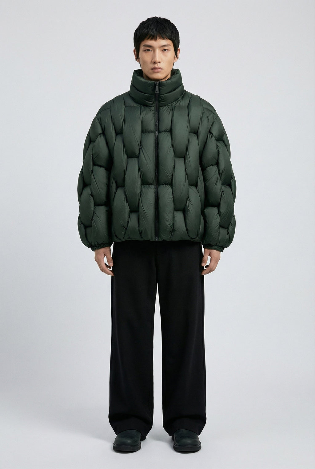 Pentagon Puffer - Green