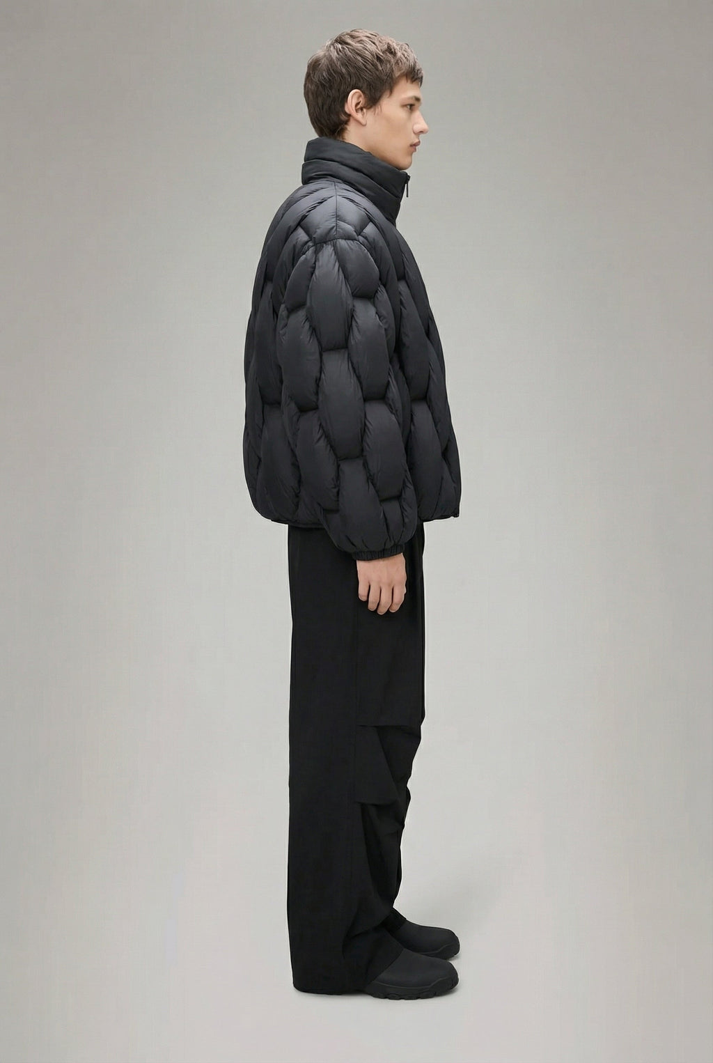 Pentagon Puffer - Black