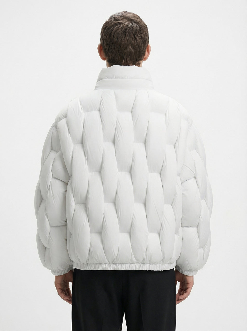 Pentagon Puffer - White