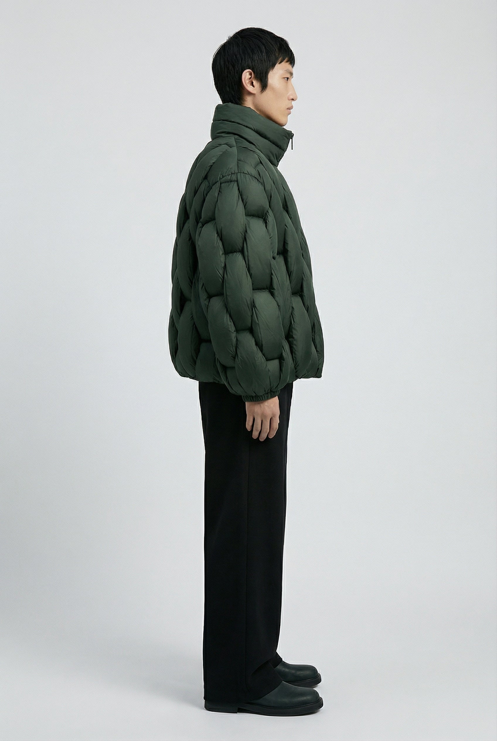 Pentagon Puffer - Green